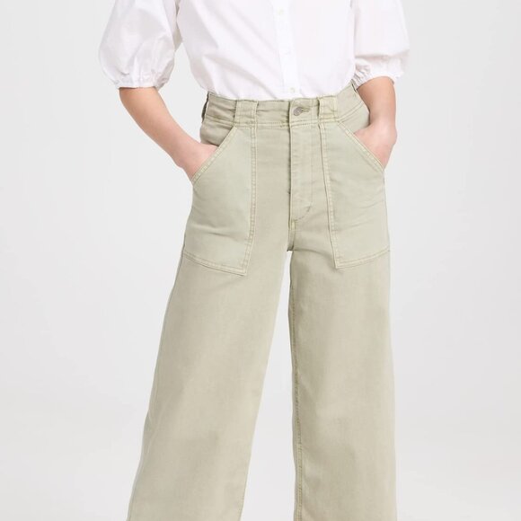 Joe's Jeans Cleo Utility Wide Leg Uniform 27-28, NEW - Picture 4 of 5